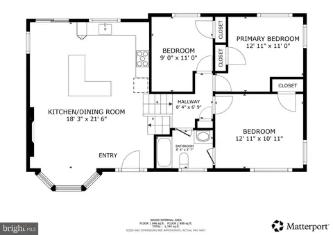 Floorplan - 5815 Heron Dr, Halethorpe, MD 21227 photo 2 of 2
