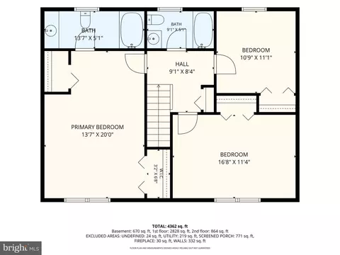 Floorplan - 17212 Hunter Green Rd, Upperco, MD 21155 photo 3 of 4