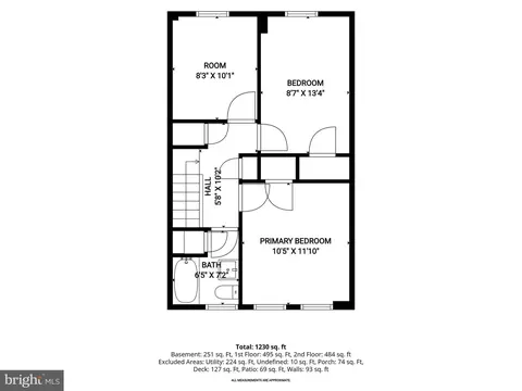 Floorplan - 1652 Hardwick Rd, Towson, MD 21286 photo 2 of 4