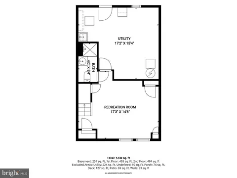 Floorplan - 1652 Hardwick Rd, Towson, MD 21286 photo 3 of 4