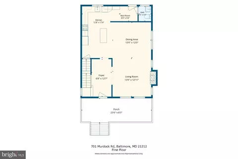 Floorplan - 701 Murdock Rd, Baltimore, MD 21212 photo 1 of 4
