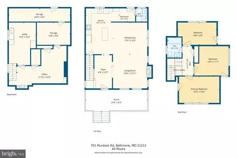 Floorplan - 701 Murdock Rd, Baltimore, MD 21212 photo 4 of 4