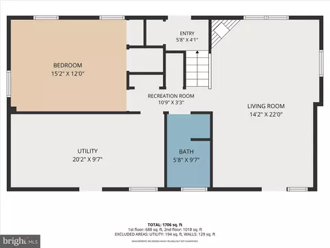 Floorplan - 4700 Ebenezer Rd, Nottingham, MD 21236 photo 2 of 3