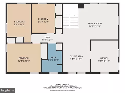 Floorplan - 4700 Ebenezer Rd, Nottingham, MD 21236 photo 1 of 3