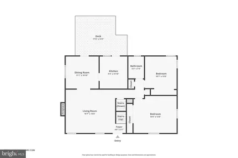 Floorplan - 577 Brook Rd, Towson, MD 21286 photo 2 of 3
