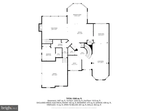 Floorplan - 14307 Oak Meadow Rd, Baldwin, MD 21013 photo 1 of 4