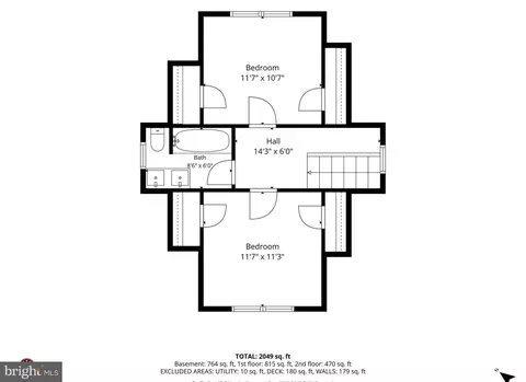 Floorplan - 8108 Euler Ave, Windsor Mill, MD 21244 photo 2 of 4