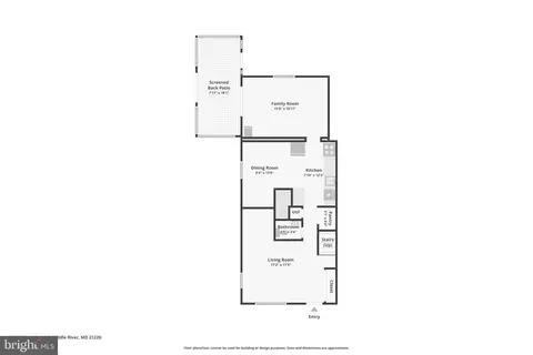 Floorplan - 3900 Misty View Rd, Middle River, MD 21220 photo 2 of 3