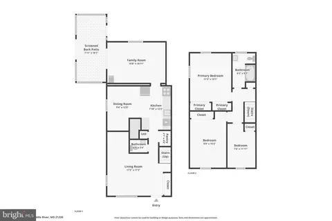 Floorplan - 3900 Misty View Rd, Middle River, MD 21220 photo 1 of 3