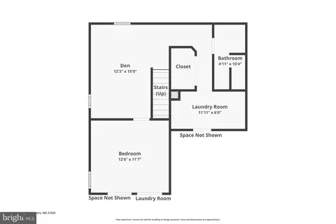 Floorplan - 6401 Sharon, Idlewylde, MD 21239 photo 3 of 4
