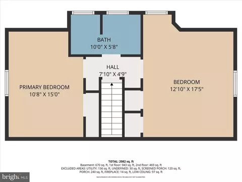 Floorplan - 1901 Hillcrest Rd, Gwynn Oak, MD 21207 photo 3 of 4