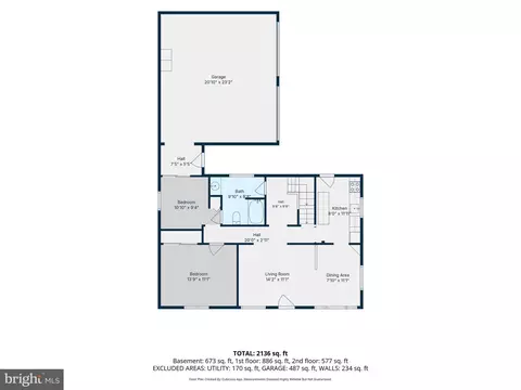 Floorplan - 5125 Viaduct Rd, Halethorpe, MD 21227 photo 1 of 3