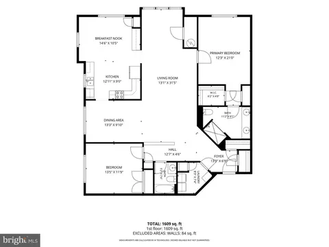 Floorplan - 7301 Travertine Dr #403, Baltimore, MD 21209 photo 1 of 1