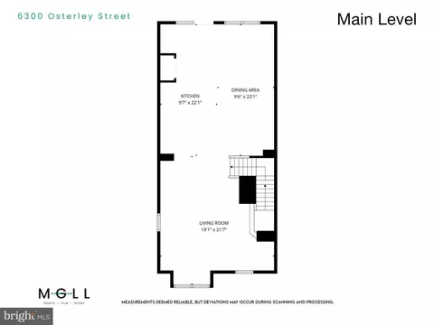 Floorplan - 6300 Osterley St, Middle River, MD 21220 photo 2 of 3