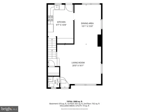Floorplan - 1305 Brixton Rd, Baltimore, MD 21239 photo 1 of 3