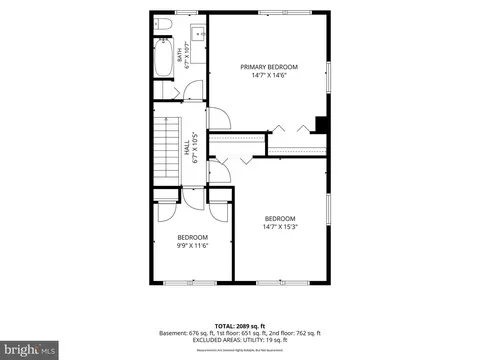 Floorplan - 1305 Brixton Rd, Baltimore, MD 21239 photo 2 of 3