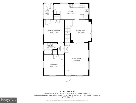 Floorplan - 5514 Link Ave, Halethorpe, MD 21227 photo 1 of 4