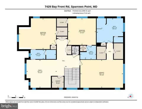Floorplan - 7429 Bay Front Rd, Sparrows Point, MD 21219 photo 3 of 3