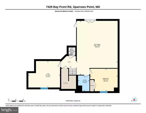 Floorplan - 7429 Bay Front Rd, Sparrows Point, MD 21219 photo 2 of 3