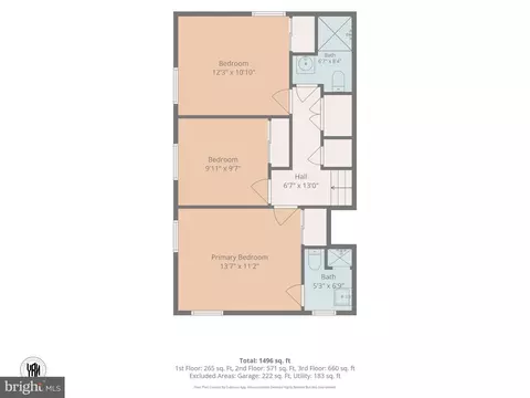 Floorplan - 3406 Ripple, Windsor Mill, MD 21244 photo 2 of 3