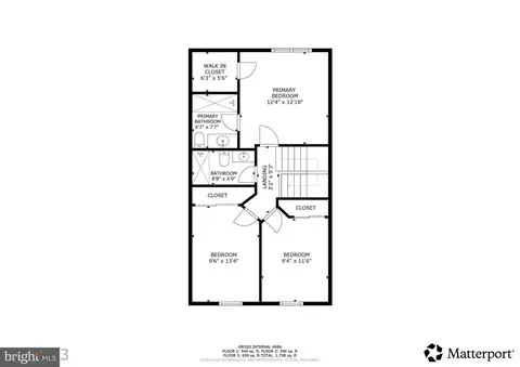 Floorplan - 7743 Cornerstone Way, Baltimore, MD 21244 photo 3 of 3