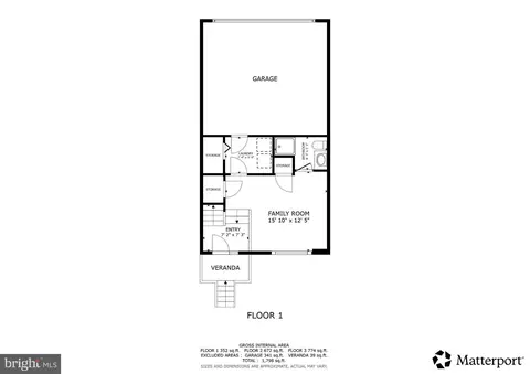 Floorplan - 9723 Luguna Rd, Middle River, MD 21220 photo 1 of 3