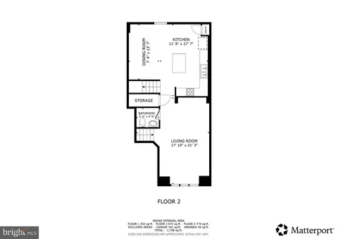 Floorplan - 9723 Luguna Rd, Middle River, MD 21220 photo 2 of 3
