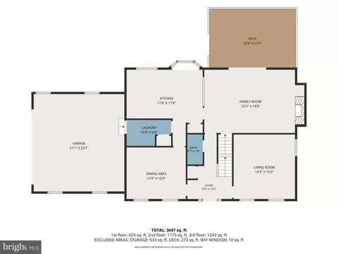 Floorplan - 14226 Sawmill Ct, Phoenix, MD 21131 photo 1 of 4