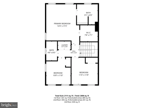 Floorplan - 2912 Shaws Rd, Edgemere, MD 21219 photo 3 of 4