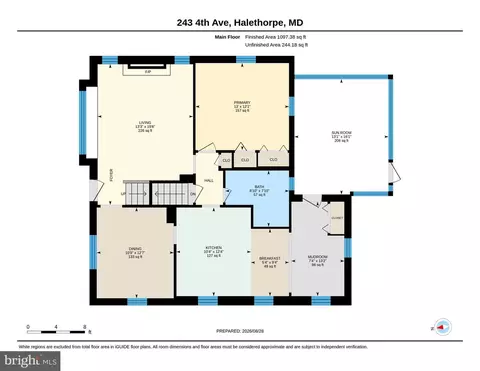 Floorplan - 243 4th Ave, Halethorpe, MD 21227 photo 3 of 3