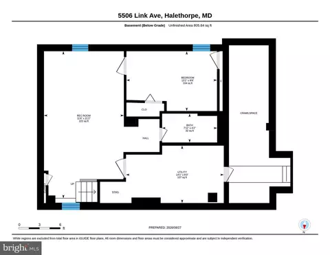 Floorplan - 5506 Link Ave, Halethorpe, MD 21227 photo 3 of 3