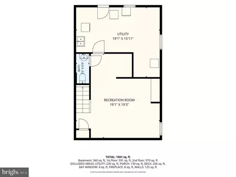Floorplan - 1672 Hardwick Rd, Towson, MD 21286 photo 2 of 4