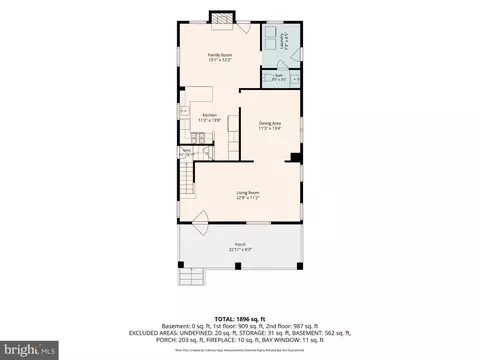 Floorplan - 620 Murdock Rd, Baltimore, MD 21212 photo 1 of 4