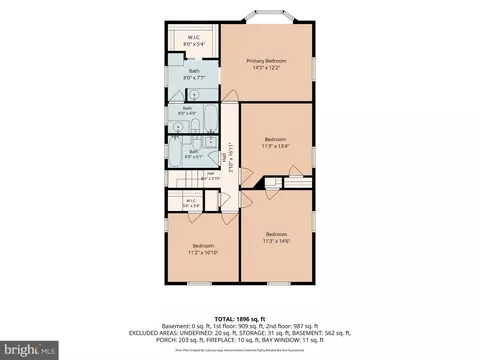 Floorplan - 620 Murdock Rd, Baltimore, MD 21212 photo 2 of 4