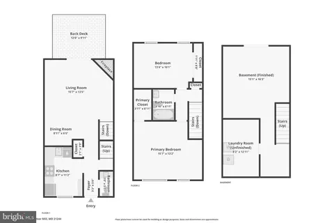 Floorplan - 6939 Rockfield Rd, Windsor Mill, MD 21244 photo 3 of 3
