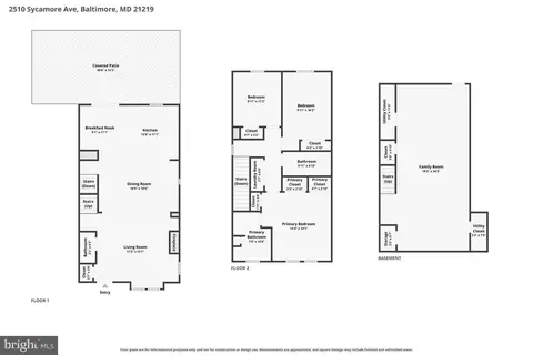 Floorplan - 2510 Sycamore Ave, Sparrows Point, MD 21219 photo 4 of 4