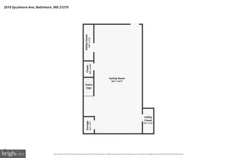 Floorplan - 2510 Sycamore Ave, Sparrows Point, MD 21219 photo 3 of 4