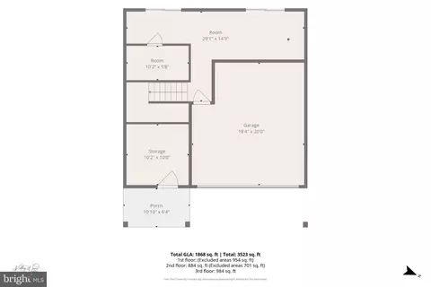 Floorplan - 7305 Geise Ave, Sparrows Point, MD 21219 photo 3 of 4