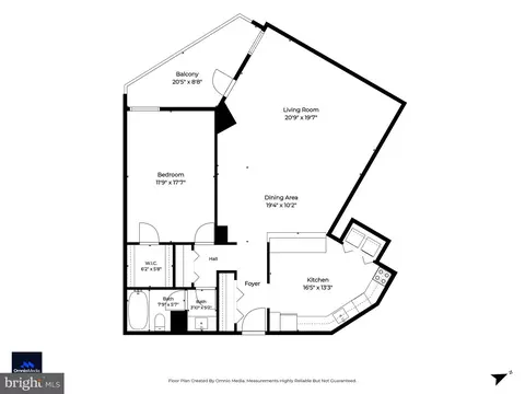 Floorplan - 205 E Joppa Rd #707, Towson, MD 21286 photo 1 of 1