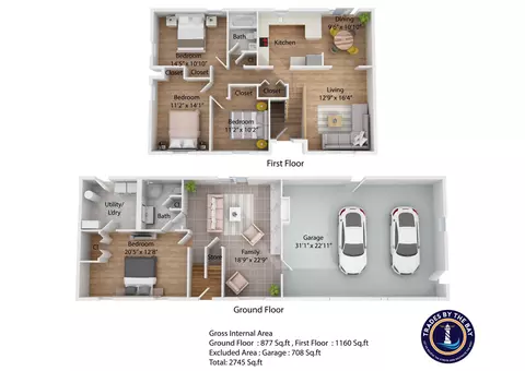 Floorplan - 11951 Prince Ct, Dunkirk, MD 20754 photo 2 of 3
