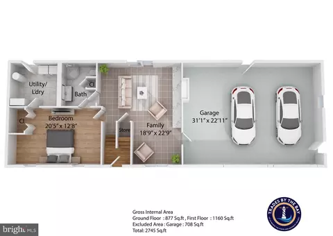 Floorplan - 11951 Prince Ct, Dunkirk, MD 20754 photo 3 of 3