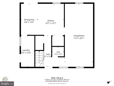 Floorplan - 8305 Circle Dr, Lusby, MD 20657 photo 2 of 3