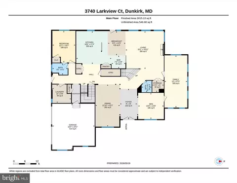 Floorplan - 3740 Larkview Ct, Dunkirk, MD 20754 photo 2 of 8