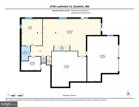 Floorplan - 3740 Larkview Ct, Dunkirk, MD 20754 photo 5 of 8