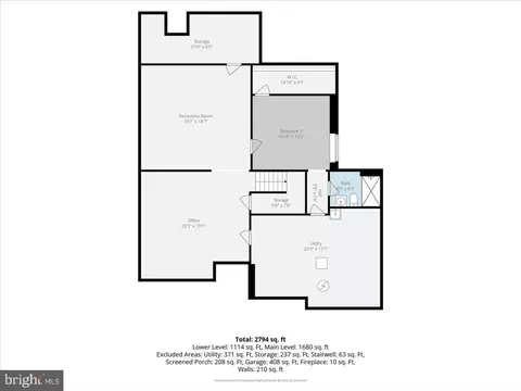 Floorplan - 13904 Ensign Rd, Solomons, MD 20688 photo 2 of 3