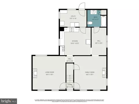 Floorplan - 122 E Main St, Cecilton, MD 21913 photo 1 of 2