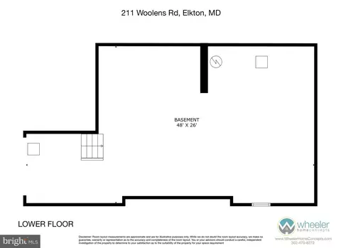 Floorplan - 211 Woolens Rd, Elkton, MD 21921 photo 1 of 2
