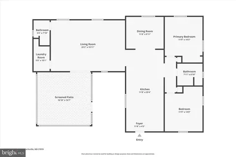 Floorplan - 110 Rhode Island Ave, Earleville, MD 21919 photo 2 of 2