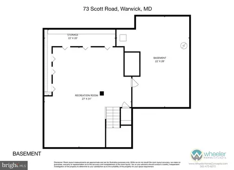 Floorplan - 73 Scott Rd, Warwick, MD 21912 photo 3 of 4