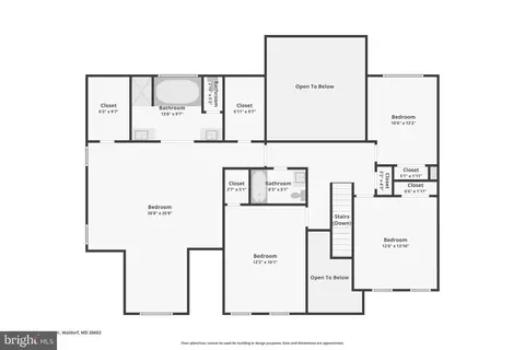 Floorplan - 12936 Broadview Run Dr, Waldorf, MD 20602 photo 2 of 3